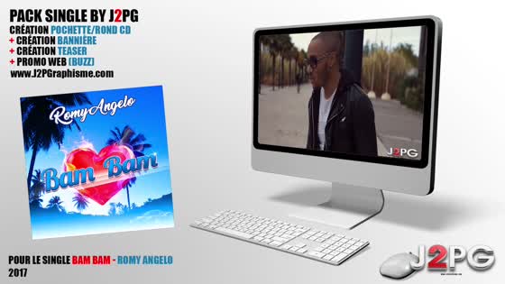 Single - BAM BAM - Romy Angelo (Design - Promoweb by J2PG)