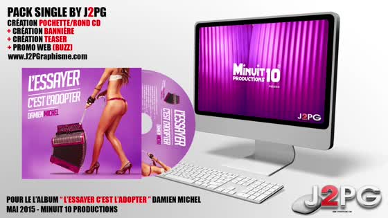 Album L'essayer c'est l'adopter - Damien Michel (Design PromowebJ2PG)