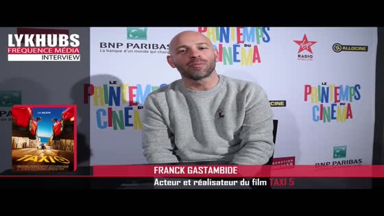 Franck Gastambide (Taxi 5) : "Luc Besson a adoré le film"