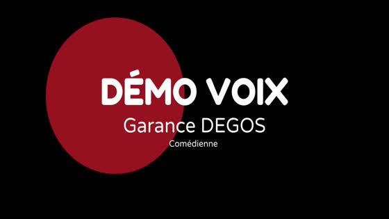 Démo voix - livre audio 